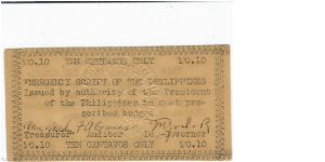 Banknote from Philippines