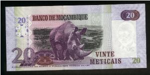 Banknote from Mozambique