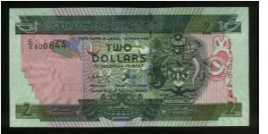 2 Dollars.

Arms at right on face; fishermen at center on back.

Pick #NEW Banknote