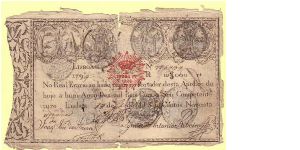 Portugal P-13, 10000 Reis from 1826 Banknote