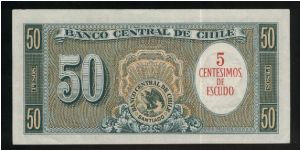 Banknote from Chile