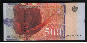 Banknote from Macedonia