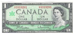 1967 canada Centennial Note #2/2 Banknote