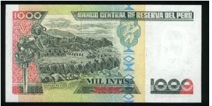 Banknote from Peru