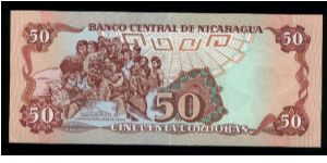 Banknote from Nicaragua