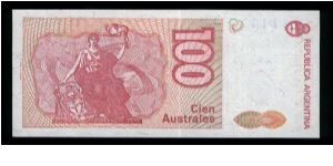 Banknote from Argentina