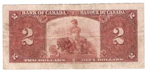 Banknote from Canada