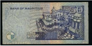 Banknote from Mauritius