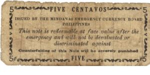 Banknote from Philippines