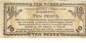 Banknote from Philippines