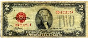 1928 $2 Note(G) U.S.A. Banknote