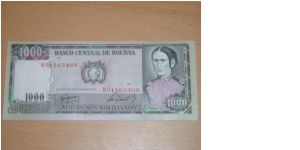 1000 pesos Banknote