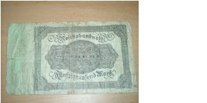 Banknote from Germany