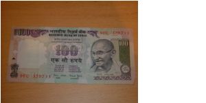 100 rupees Banknote