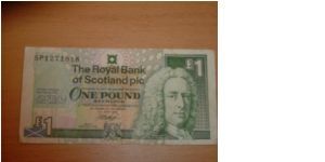 Royal Bank of Scotland, one pound, dated 12 May 1999 Banknote