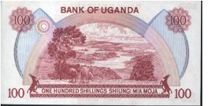 Banknote from Uganda