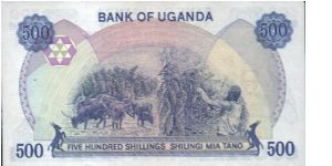 Banknote from Uganda