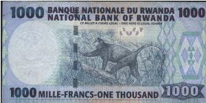 Banknote from Rwanda