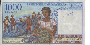 Banknote from Madagascar