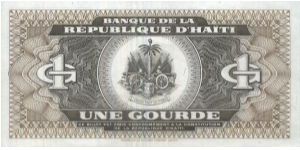 Banknote from Haiti