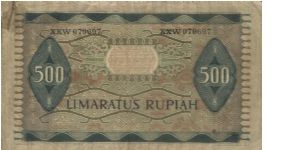 Banknote from Indonesia