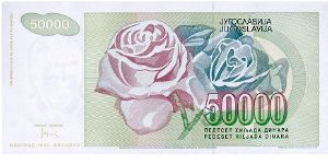 Banknote from Yugoslavia