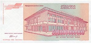 Banknote from Yugoslavia