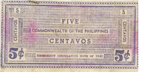 Banknote from Philippines