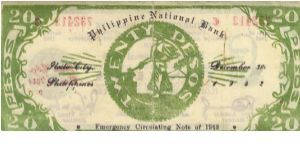 Banknote from Philippines