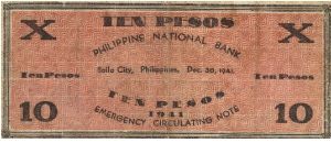 Banknote from Philippines