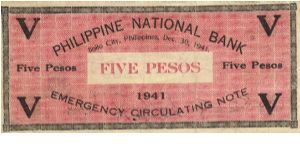 Banknote from Philippines