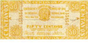 S-304 Iloilo 50 Centavos note. Will trade this note for Philippine notes I don't have. Banknote
