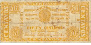 S-304 Iloilo 50 Centavos note. Will trade this note for Philippine notes I don't have. Banknote