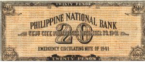 Banknote from Philippines