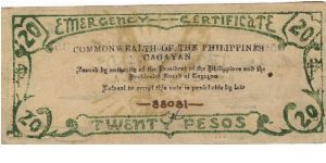 Banknote from Philippines