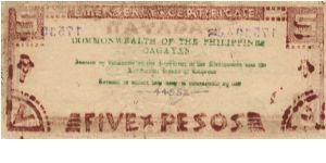 Banknote from Philippines