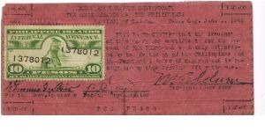 Banknote from Philippines