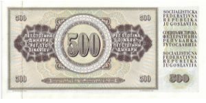 Banknote from Yugoslavia