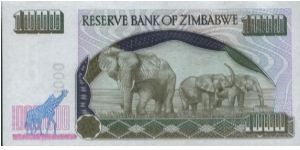 Banknote from Zimbabwe