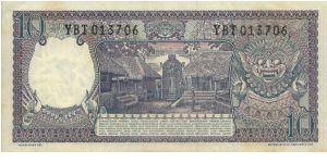 Banknote from Indonesia