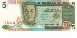 REDESIGNED SERIES 38o (p168d) Aquino-Cuisia E000001-E800000 *0392720 (Starnote) Banknote