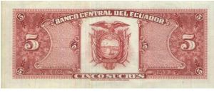 Banknote from Ecuador