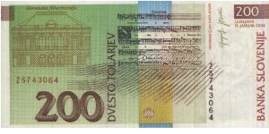 Banknote from Slovenia