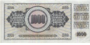 Banknote from Yugoslavia