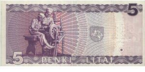 Banknote from Lithuania