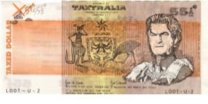 POLITICAL 1987  55.5c Anti-Labor/Bob Hawke Authorised by Centre 2000 Banknote