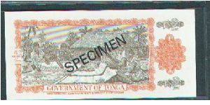 Banknote from Tonga