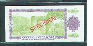 Banknote from Tonga