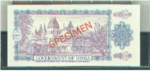 Banknote from Tonga