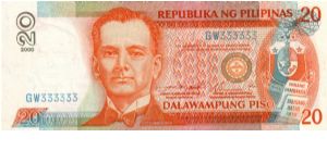 DATED SERIES 53i 2000 Estrada-Buenaventura ??000001-??1000000 GW333333 (Solid #) Banknote